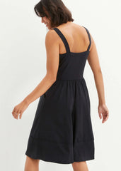 Jersey Sun Dress Black