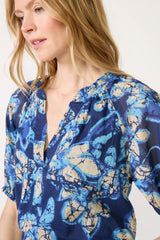 Drew Split Neck Blouse