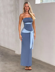 TOVE MAXI DRESS BLUE