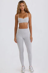 Soft Active Mid Rise Leggings in Grey