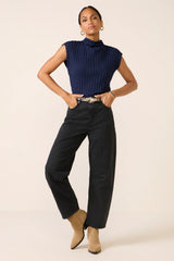 Nara Mock Neck Top