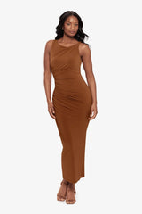 Maxi Shaping Dress in Bronze
