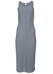 Henley Midi Dress Seafog