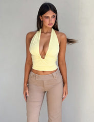 BRIXTON TOP BUTTER YELLOW