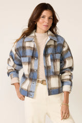 Marguerite Plaid Jacket