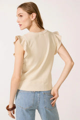 Tori Ruffle Sweatshirt