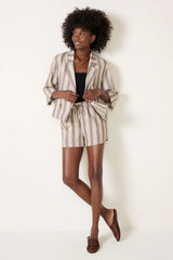 Jess Linen Stripe Blazer