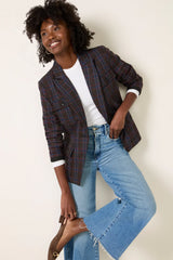 Jackie Plaid Blazer