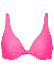 Antigua Twist Bikini Top Hot Pink
