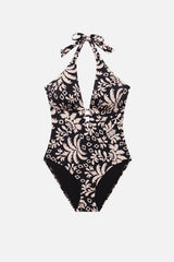 Lexi Knot Front One Piece Palm Royale