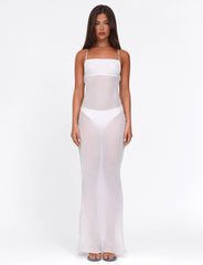 KIAH MAXI DRESS WHITE ICE