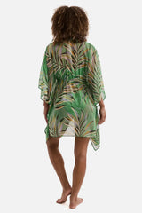 Parker Mini Caftan Coastal Leaves