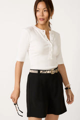 Nali Short Sleeve Henley