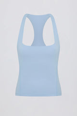 Soft Active Racerback Tank Top in Sky