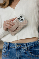 Walli Cases Espresso Checkered Phone Case