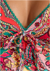 Sicily Halter Tankini Top Indian Parade