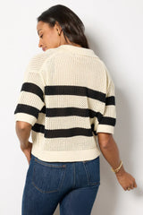 York Open Weave Pullover