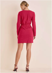 Smock Waist Mini Dress Granita