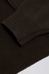 Ribbed Knit Cropped Shrug in Pecan