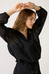 Sheer Full Zip Jacket