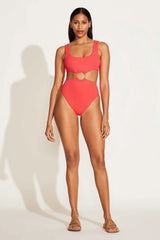The Icon One Piece Coral Glow EcoRib BT