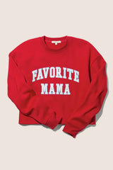 Cropped Favorite Mama Sweatshirt
