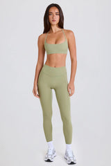High Waist Leggings in Matcha