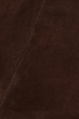 Suede Tote Bag in Espresso