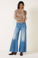 Cala Shimmer Crochet Sweater