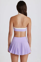Soft Active Low Rise Pleated Tennis Skort in Lavender