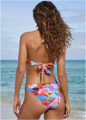 Bali Moderate Bikini Bottom Strawberry Floral