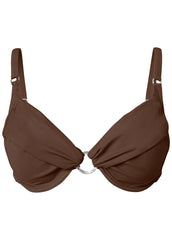 Sally Underwire Ring Top Mocha