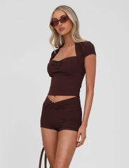 LUNARA TOP CHOCOLATE