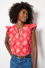 Nadia Flutter Top