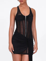 CATERINA MINI DRESS BLACK