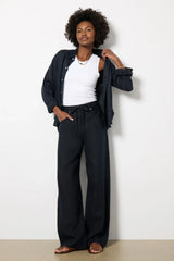 Brynn Drawstring Linen Pant