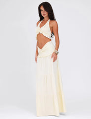 KATYA MAXI SKIRT WHITE CREAM