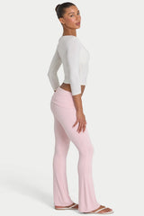 ButterCloud Flared Leggings in Blush