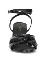 Knot Strap Heel Black
