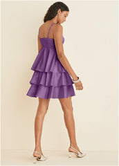 Tiered Sweetheart Mini Purple