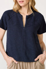 Scottie Zip Up Top