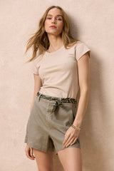 Joelle Stretch Linen Short
