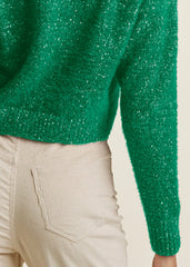 V Neck Sweater Emerald