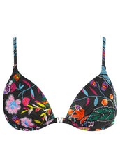 Push Up Bikini Top Midnight Elegance