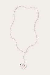 Carina Heart Drop Necklace