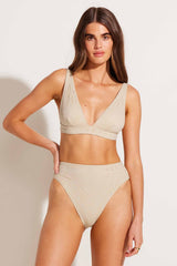 Barcelona High Waist Bottom Natural Calico Crochet