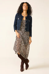 Collarless Trucker Jacket