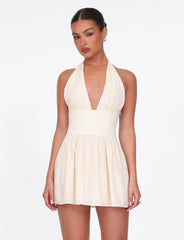 CALISTA MINI DRESS YELLOW BUTTER