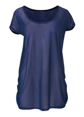 Relaxed Tunic Cover Up Ultramarine Blue
