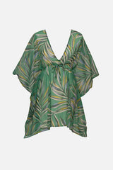 Parker Mini Caftan Coastal Leaves
